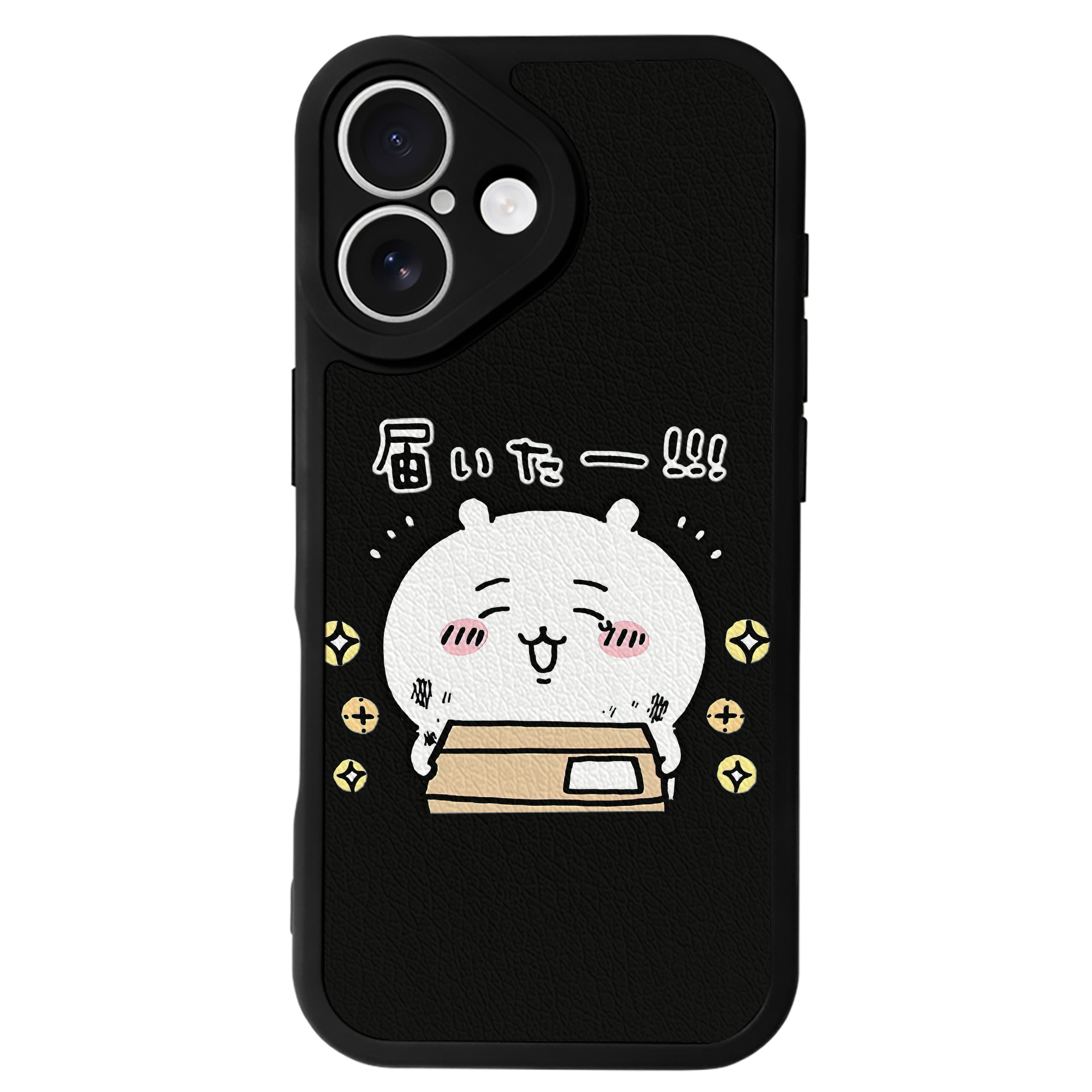（画像用） ちいかわ ちいかわ Chii-kawa chiikawa 【iPhone 16シリーズ対応】シリコンスマホケース（レザー調） 材質：シリコン